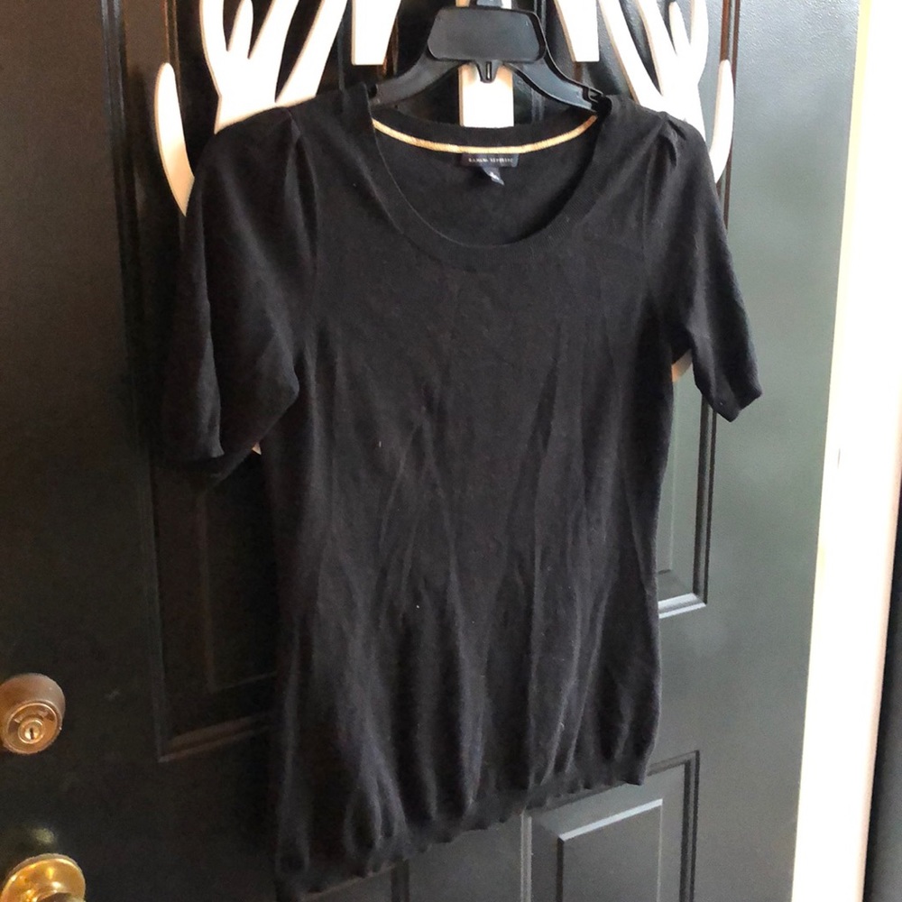 Banana Republic short sleeve sweater top